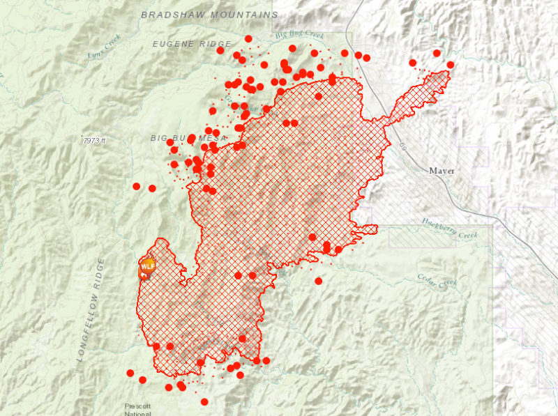 ARCGIS Fire Map - Walker Community