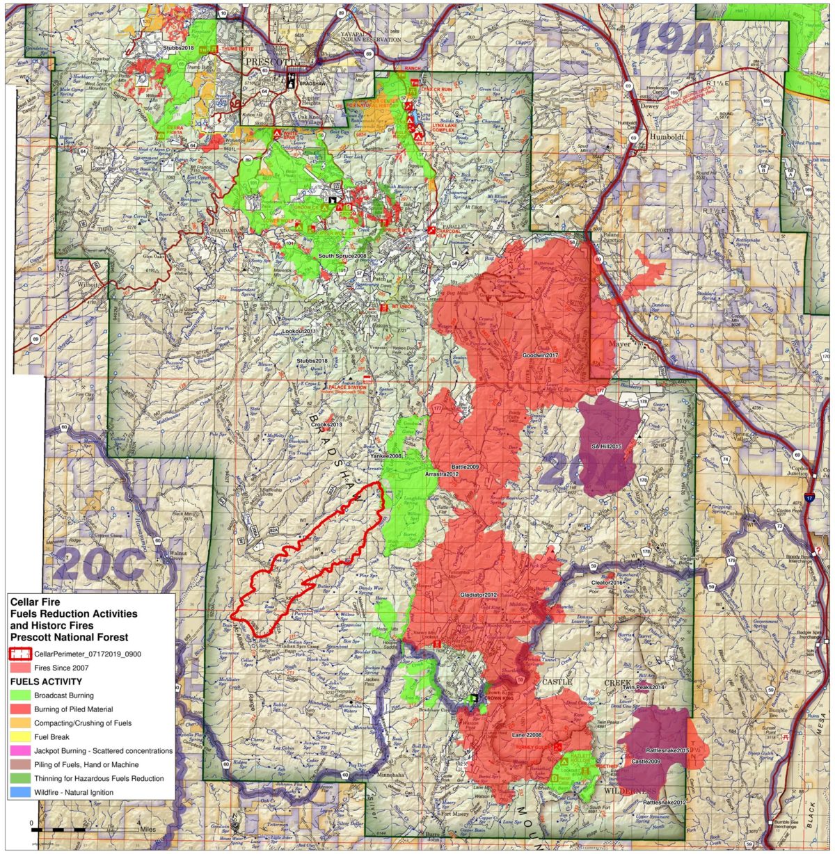 Cellar Fire Update Yavapai County Walker Community